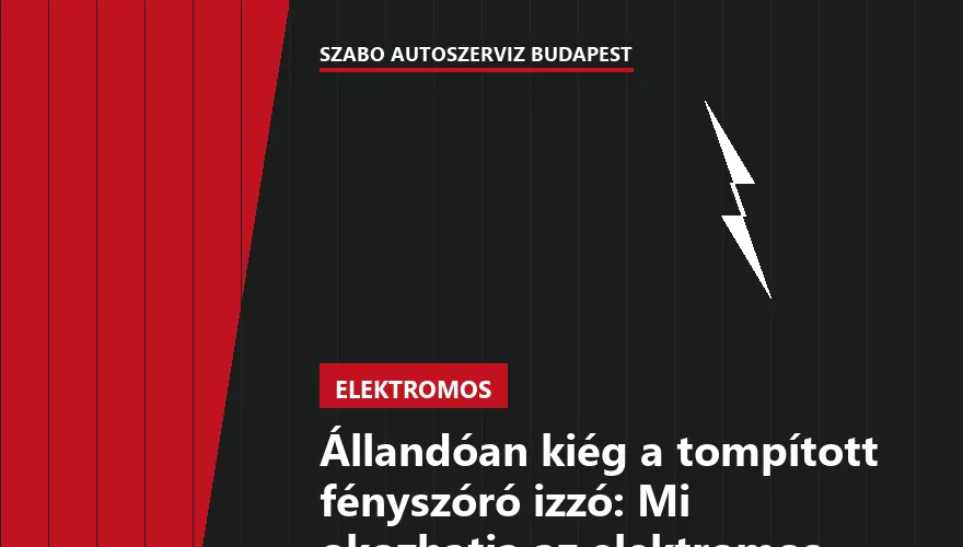 Állandóan kiég a tompított fényszóró izzó: Mi okozhatja az elektromos hibát? - 1. ábra