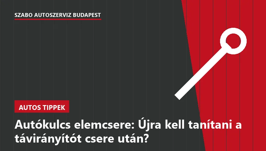 Autókulcs elemcsere: Újra kell tanítani a távirányítót csere után?