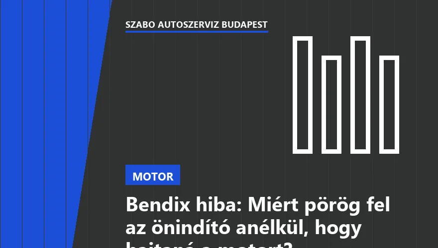 Bendix hiba: Miért pörög fel az önindító anélkül, hogy hajtaná a motort? - 1. ábra