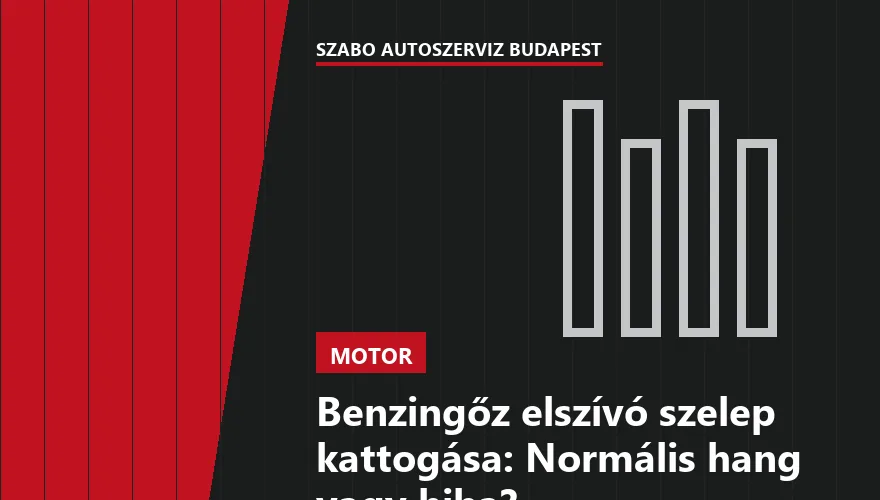 Benzingőz elszívó szelep kattogása: Normális hang vagy hiba? - 1. ábra
