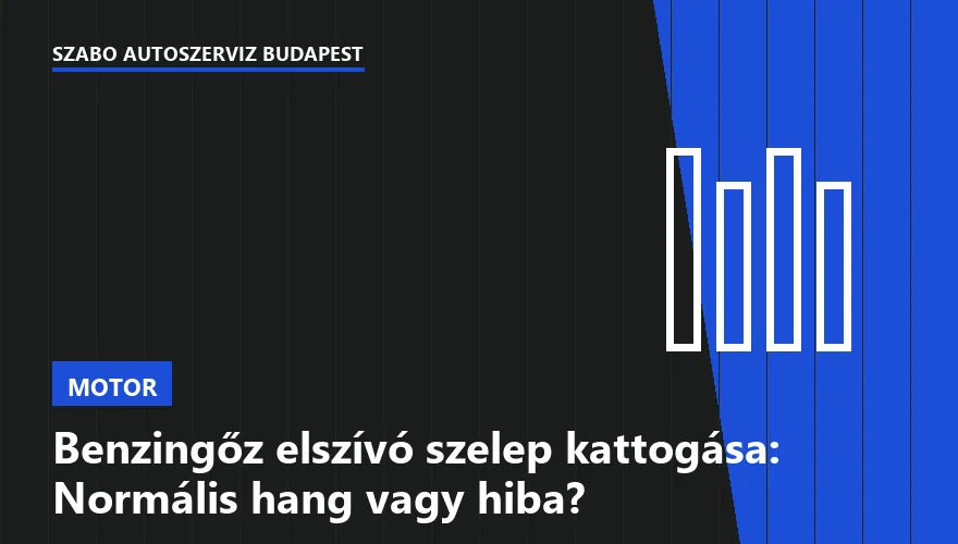 Benzingőz elszívó szelep kattogása: Normális hang vagy hiba? - 2. ábra