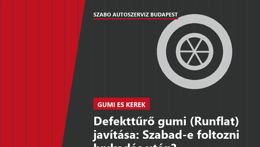 Defekttűrő gumi (Runflat) javítása: Szabad-e foltozni lyukadás után? - 2. ábra