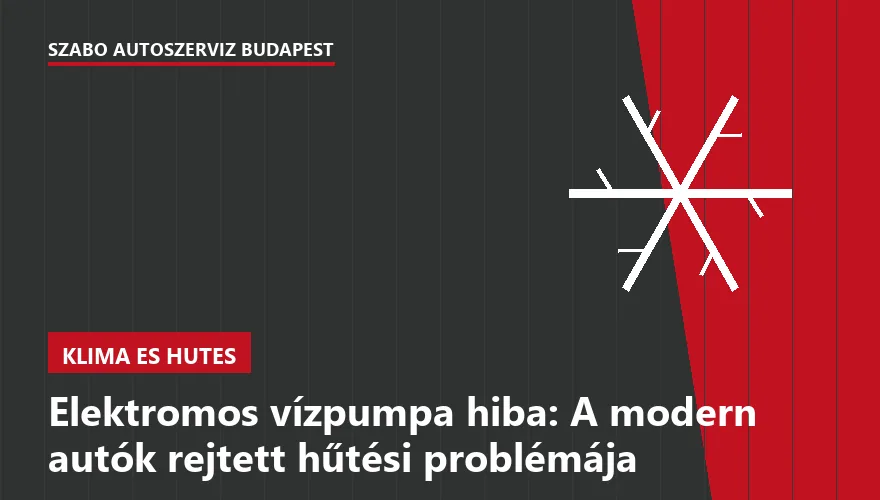 Elektromos vízpumpa hiba: A modern autók rejtett hűtési problémája - 1. ábra
