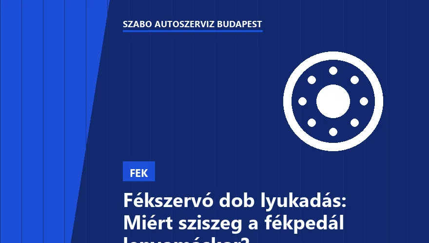 Fékszervó dob lyukadás: Miért sziszeg a fékpedál lenyomáskor? - 1. ábra