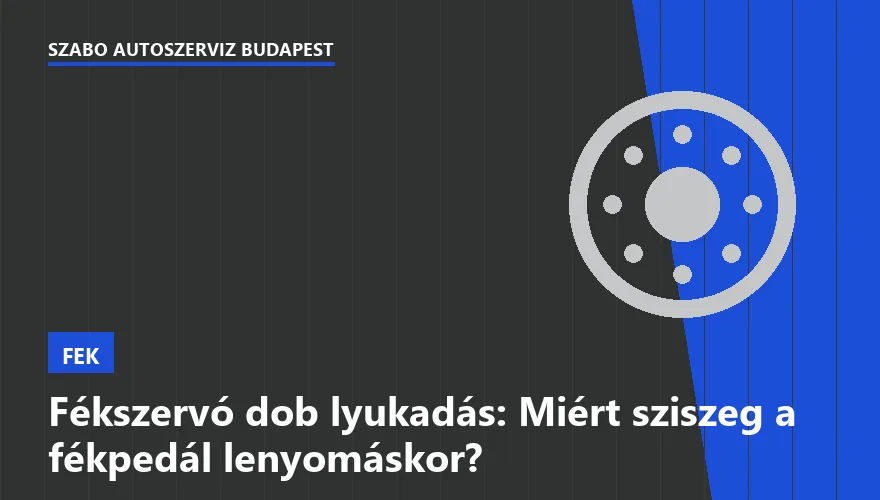 Fékszervó dob lyukadás: Miért sziszeg a fékpedál lenyomáskor? - 2. ábra