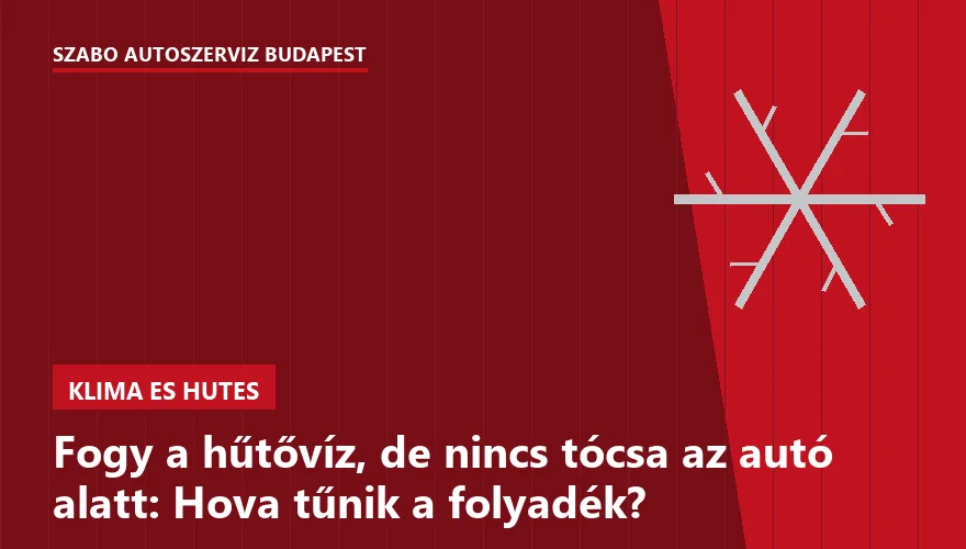 Fogy a hűtővíz, de nincs tócsa az autó alatt: Hova tűnik a folyadék? - 1. ábra
