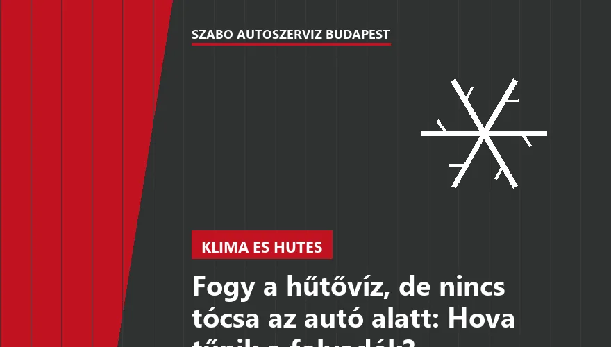 Fogy a hűtővíz, de nincs tócsa az autó alatt: Hova tűnik a folyadék? - 2. ábra