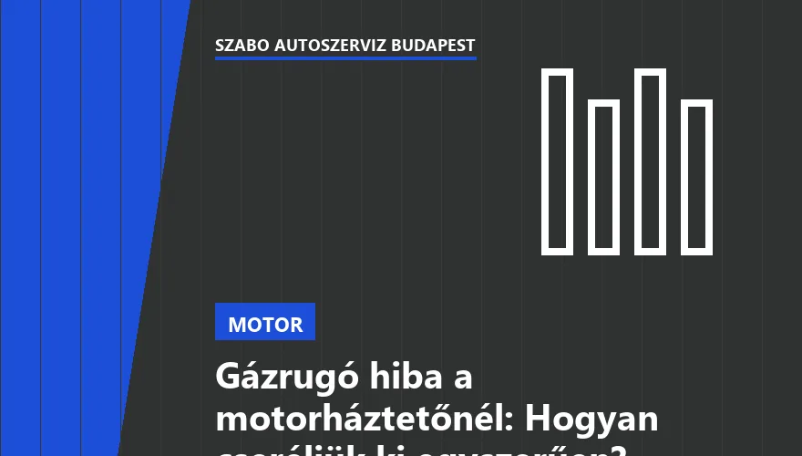 Gázrugó hiba a motorháztetőnél: Hogyan cseréljük ki egyszerűen? - 2. ábra