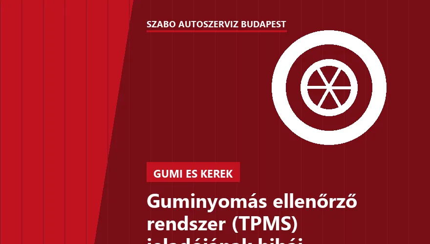 Guminyomás ellenőrző rendszer (TPMS) jeladójának hibái - 1. ábra