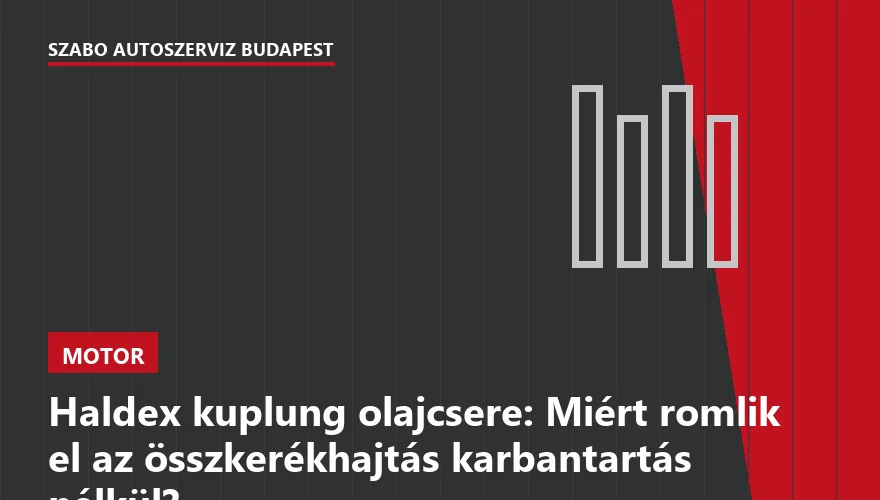 Haldex kuplung olajcsere: Miért romlik el az összkerékhajtás karbantartás nélkül? - 1. ábra