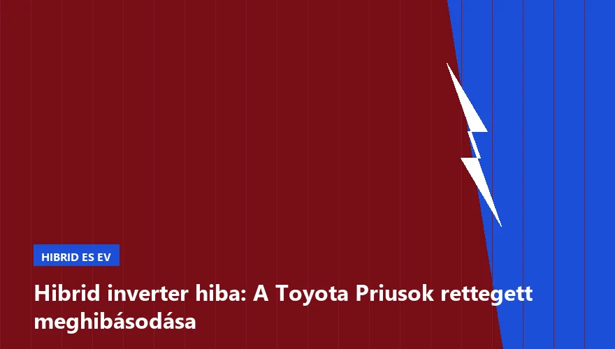 Hibrid inverter hiba: A Toyota Priusok rettegett meghibásodása - 1. ábra
