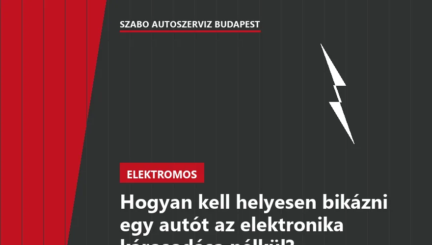 Hogyan kell helyesen bikázni egy autót az elektronika károsodása nélkül? - 2. ábra
