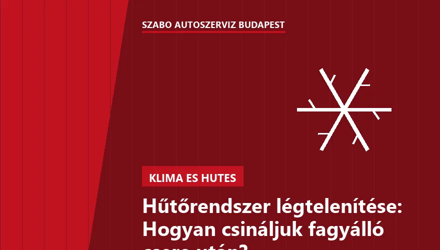 Hűtőrendszer légtelenítése: Hogyan csináljuk fagyálló csere után? - 1. ábra