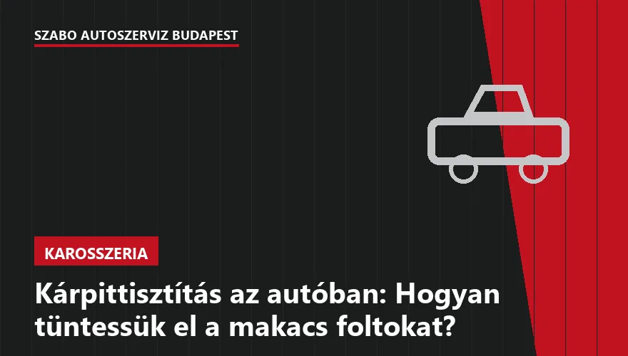 Kárpittisztítás az autóban: Hogyan tüntessük el a makacs foltokat? - 1. ábra