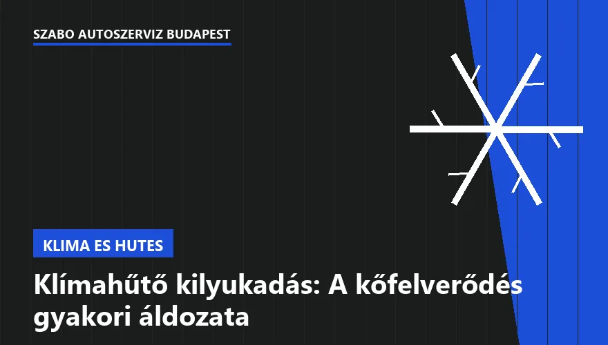 Klímahűtő kilyukadás: A kőfelverődés gyakori áldozata - 1. ábra