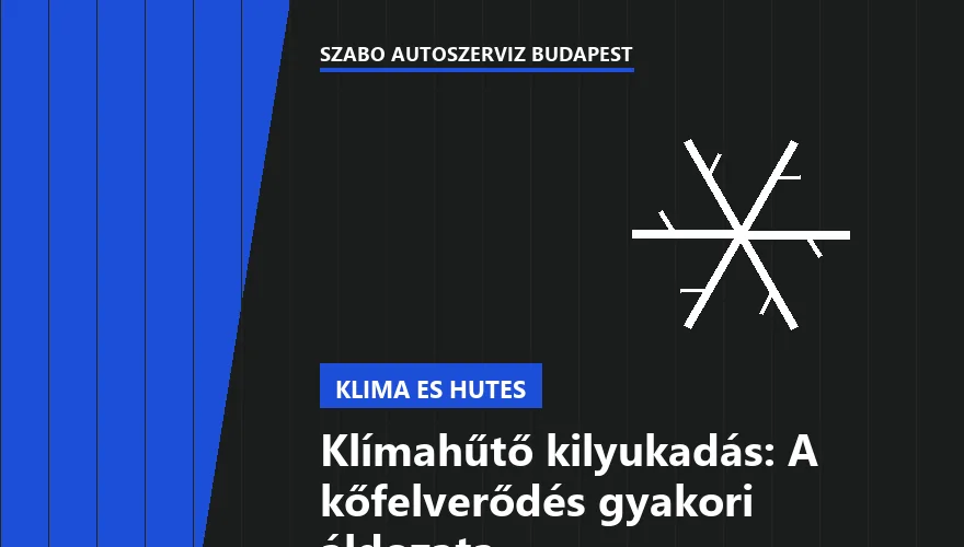 Klímahűtő kilyukadás: A kőfelverődés gyakori áldozata - 2. ábra