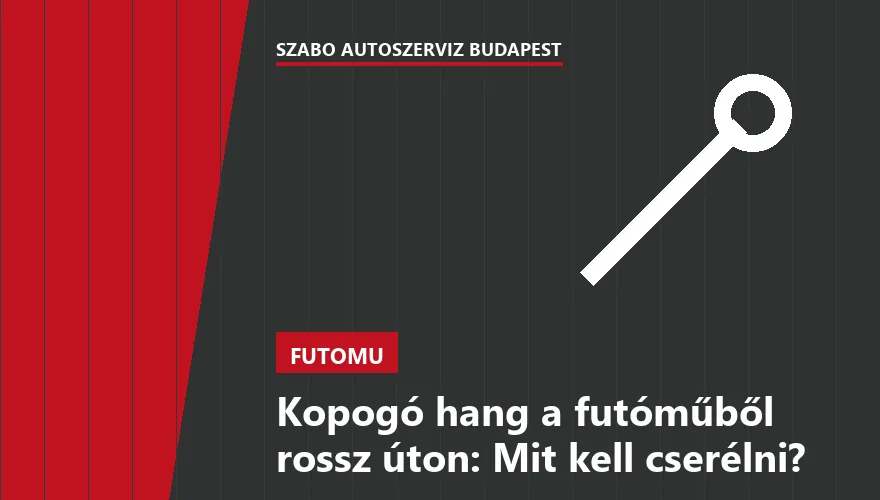 Kopogó hang a futóműből rossz úton: Mit kell cserélni? - 1. ábra