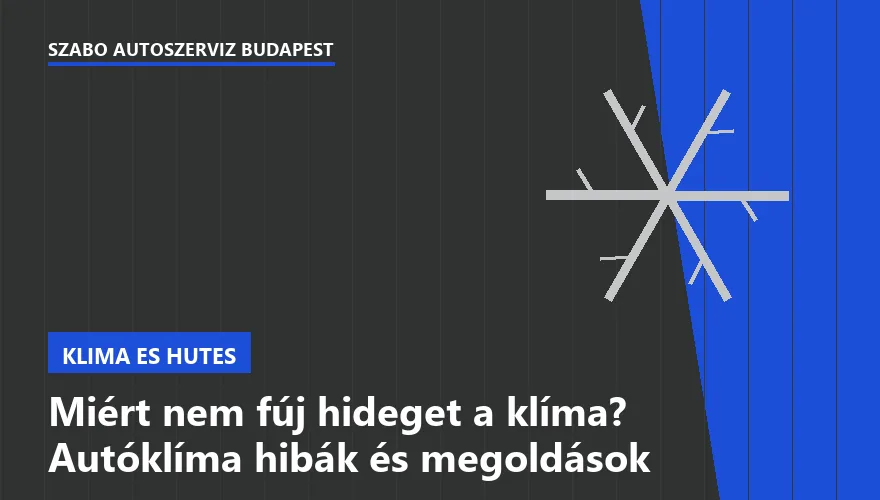 Miért nem fúj hideget a klíma? Autóklíma hibák és megoldások