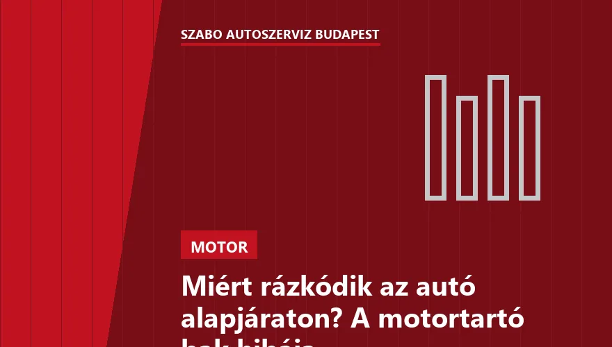 Miért rázkódik az autó alapjáraton? A motortartó bak hibája - 1. ábra