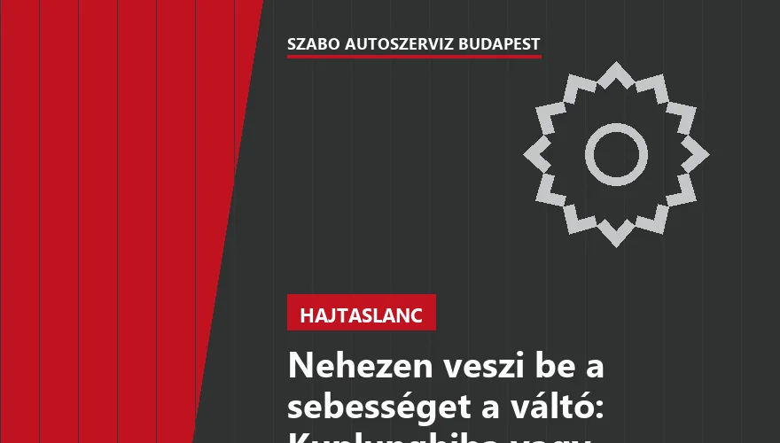 Nehezen veszi be a sebességet a váltó: Kuplunghiba vagy váltókulissza kopás? - 1. ábra