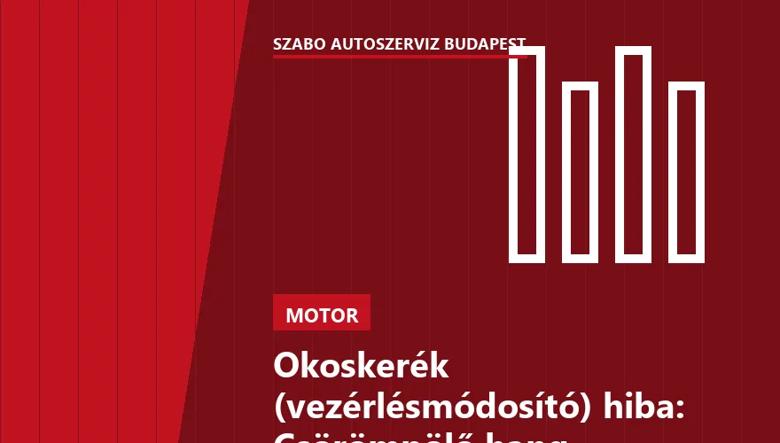 Okoskerék (vezérlésmódosító) hiba: Csörömpölő hang indításkor - 1. ábra