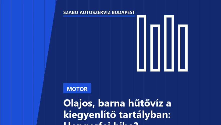 Olajos, barna hűtővíz a kiegyenlítő tartályban: Hengerfej hiba? - 2. ábra