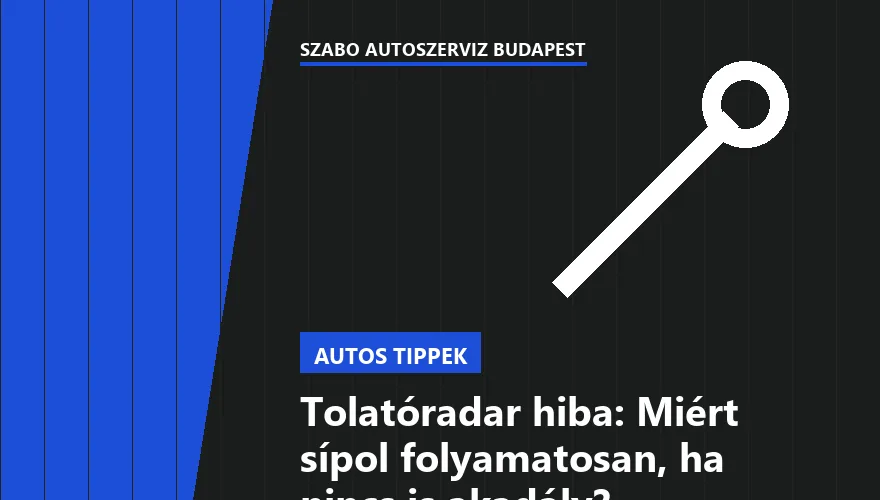 Tolatóradar hiba: Miért sípol folyamatosan, ha nincs is akadály? - 2. ábra