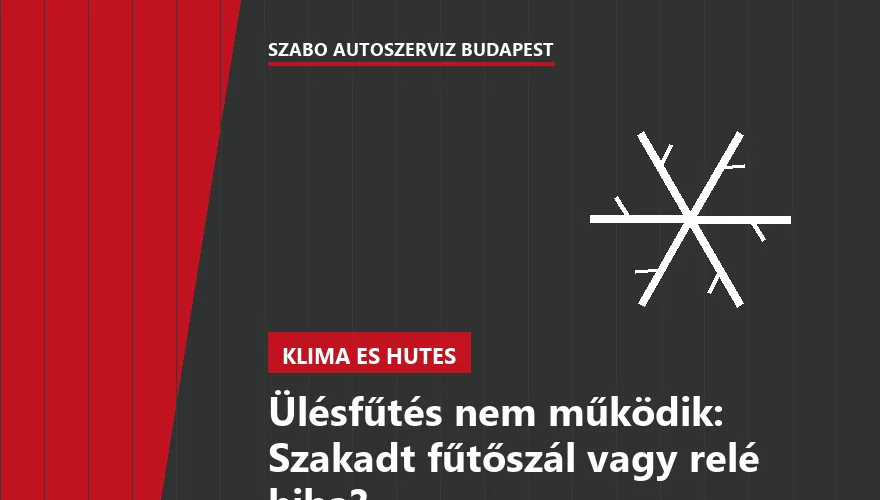Ülésfűtés nem működik: Szakadt fűtőszál vagy relé hiba? - 2. ábra