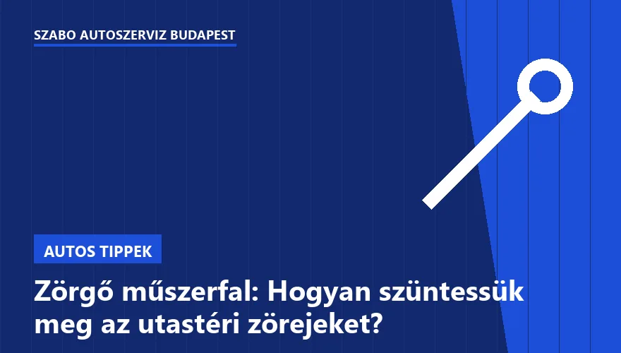 Zörgő műszerfal: Hogyan szüntessük meg az utastéri zörejeket? - 2. ábra