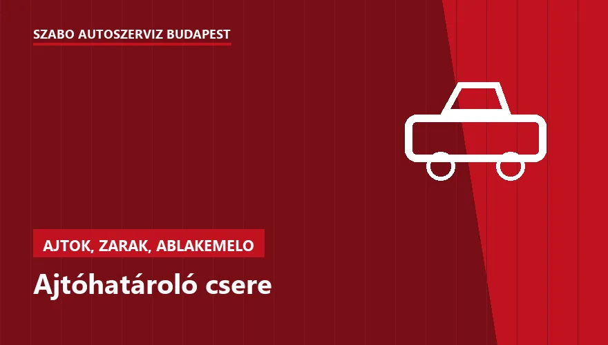 Ajtóhatároló csere a Szabó Autószervíz Budapest szervizében