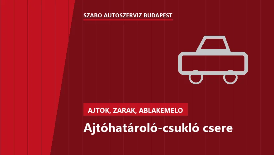 Ajtóhatároló-csukló csere - autószerviz Budapest, Szabó Autószervíz műhely