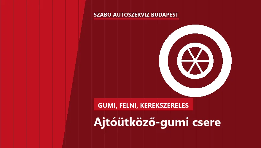 Ajtóütköző-gumi csere a Szabó Autószervíz Budapest szervizében