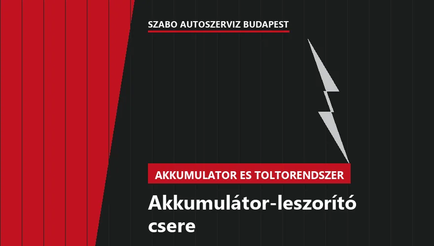 Akkumulátor-leszorító csere a Szabó Autószervíz Budapest szervizében
