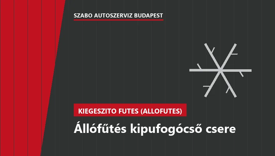 Állófűtés kipufogócső csere - autószerviz Budapest, Szabó Autószervíz műhely