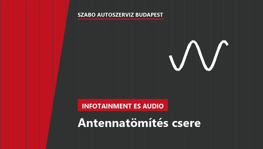 Antennatömítés csere a Szabó Autószervíz Budapest szervizében