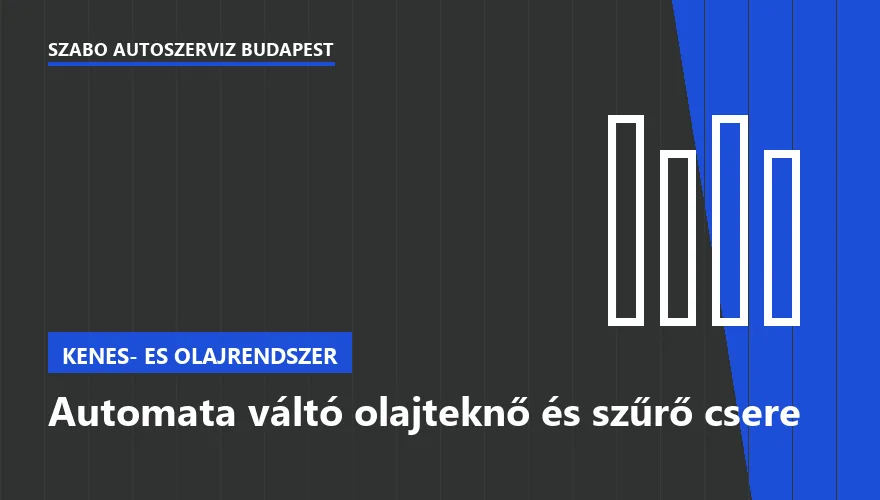 Automata váltó olajteknő és szűrő csere - autószerviz Budapest, Szabó Autószervíz műhely