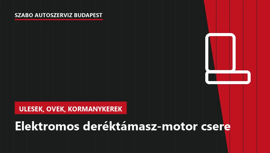 Elektromos deréktámasz-motor csere - autószerviz Budapest, Szabó Autószervíz műhely