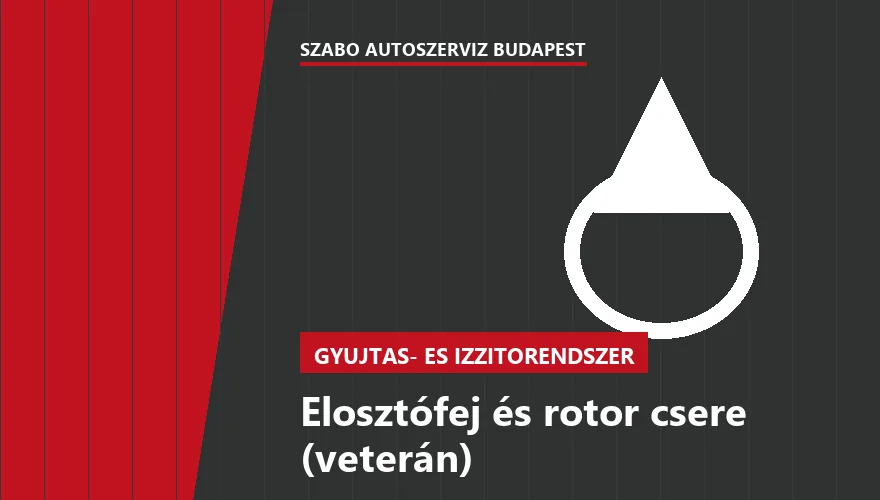 Elosztófej és rotor csere (veterán) a Szabó Autószervíz Budapest szervizében