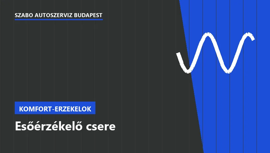 Esőérzékelő csere a Szabó Autószervíz Budapest szervizében