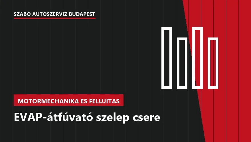 EVAP-átfúvató szelep csere - autószerviz Budapest, Szabó Autószervíz műhely