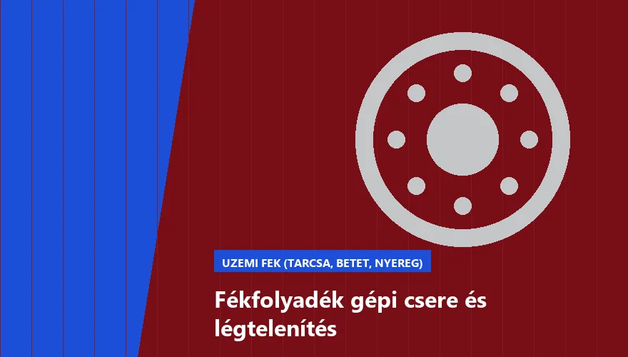 Fékfolyadék gépi csere és légtelenítés - autószerviz Budapest, Szabó Autószervíz műhely