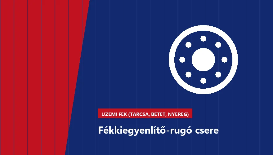 Fékkiegyenlítő-rugó csere - autószerviz Budapest, Szabó Autószervíz műhely