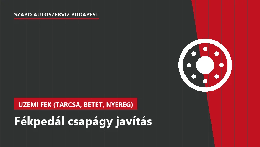 Fékpedál csapágy javítás - autószerviz Budapest, Szabó Autószervíz műhely