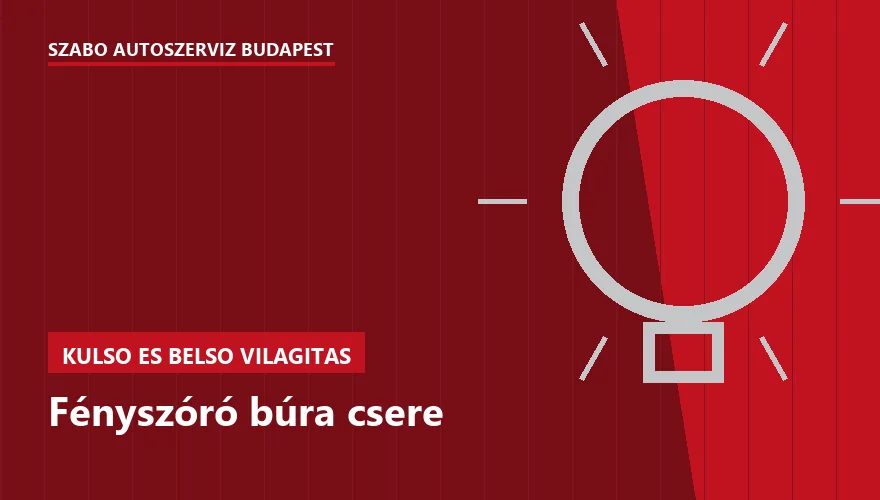 Fényszóró búra csere - autószerviz Budapest, Szabó Autószervíz műhely
