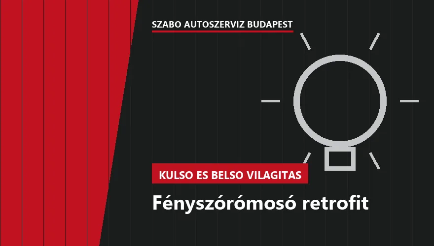 Fényszórómosó retrofit - autószerviz Budapest, Szabó Autószervíz műhely
