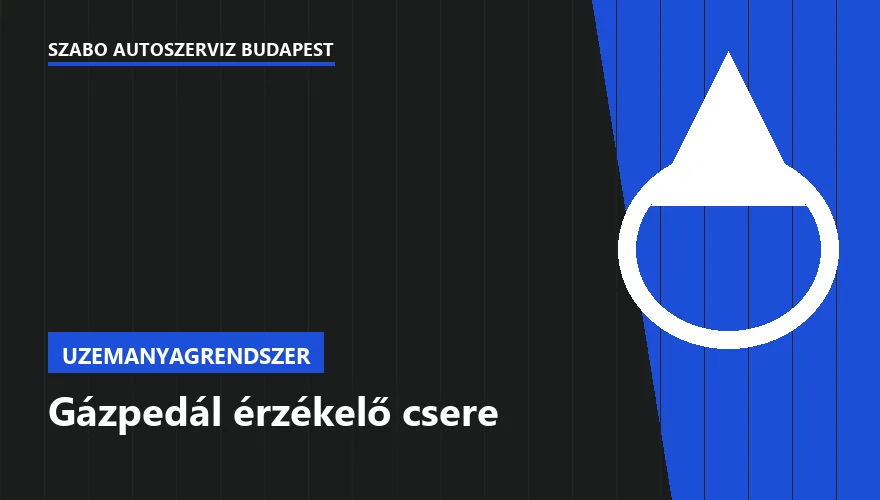Gázpedál érzékelő csere - autószerviz Budapest, Szabó Autószervíz műhely