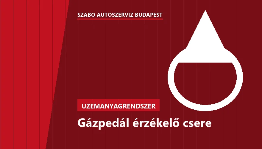 Gázpedál érzékelő csere a Szabó Autószervíz Budapest szervizében