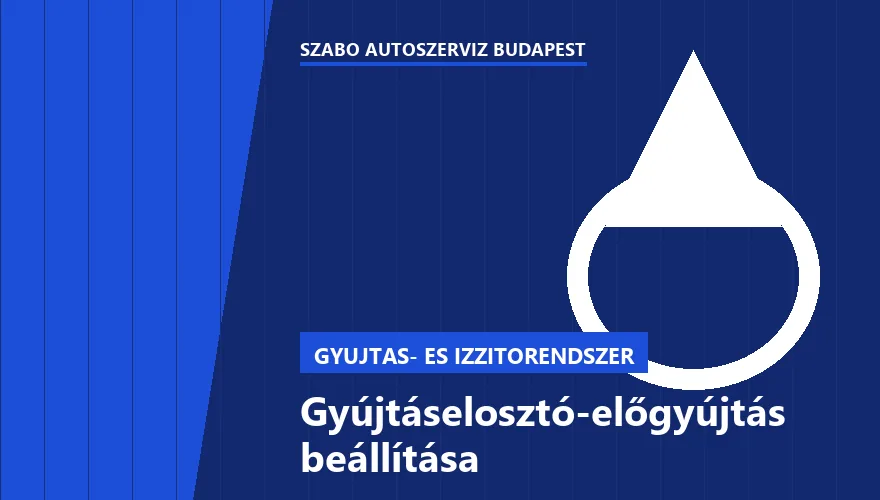 Gyújtáselosztó-előgyújtás beállítása a Szabó Autószervíz Budapest szervizében