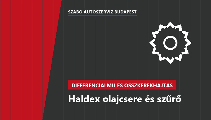 Haldex olajcsere és szűrő a Szabó Autószervíz Budapest szervizében