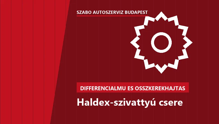 Haldex-szivattyú csere - autószerviz Budapest, Szabó Autószervíz műhely